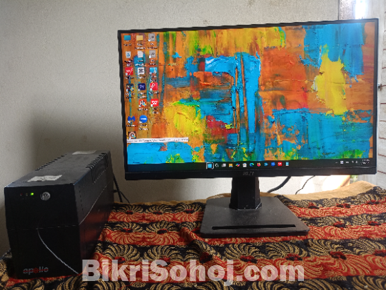 A desktop computer is for sale